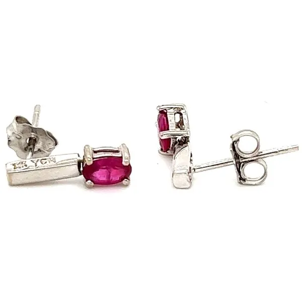 14KW Ruby Stud Earrings Charles Frederick Jewelers Chelmsford, MA