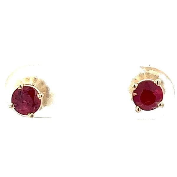 14KY .78ctw Ruby Stud Earrings Charles Frederick Jewelers Chelmsford, MA