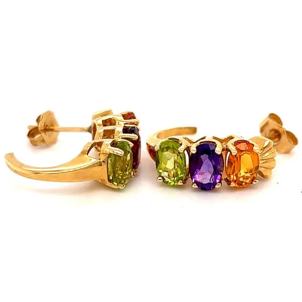 14KY Colored Stone Earrings Charles Frederick Jewelers Chelmsford, MA