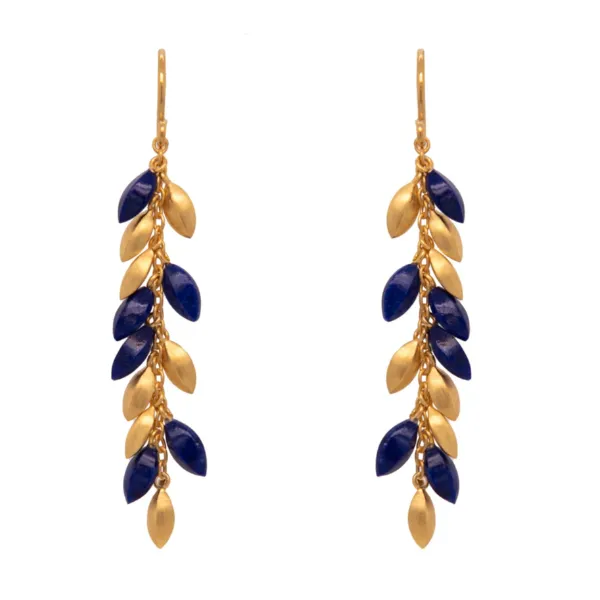 Joyla Lapis 24k Vermeil Earrings Charles Frederick Jewelers Chelmsford, MA