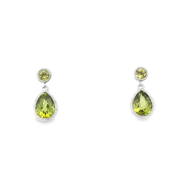 14kw Peridot Drop Earrings Charles Frederick Jewelers Chelmsford, MA