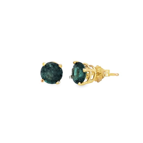 14ky Emerald Studs Image 2 Charles Frederick Jewelers Chelmsford, MA