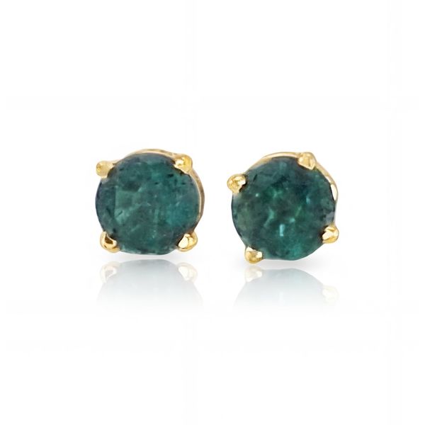 14ky Emerald Studs Charles Frederick Jewelers Chelmsford, MA