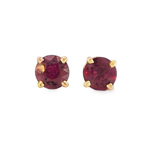 14ky Ruby Studs Image 2 Charles Frederick Jewelers Chelmsford, MA