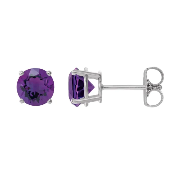 14kt 1.48ctw Amethyst Earrings Charles Frederick Jewelers Chelmsford, MA