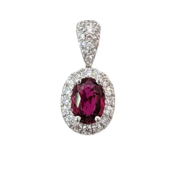 14kw Ruby and Diamond Pendant similar item image