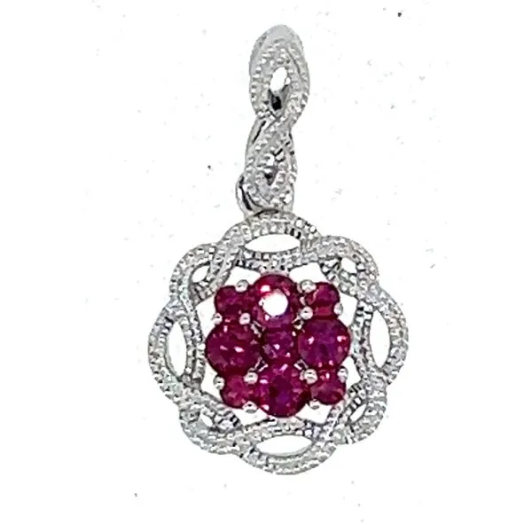 14KW Ruby Pendant Charles Frederick Jewelers Chelmsford, MA