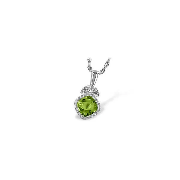 14KW Peridot Pendant Charles Frederick Jewelers Chelmsford, MA