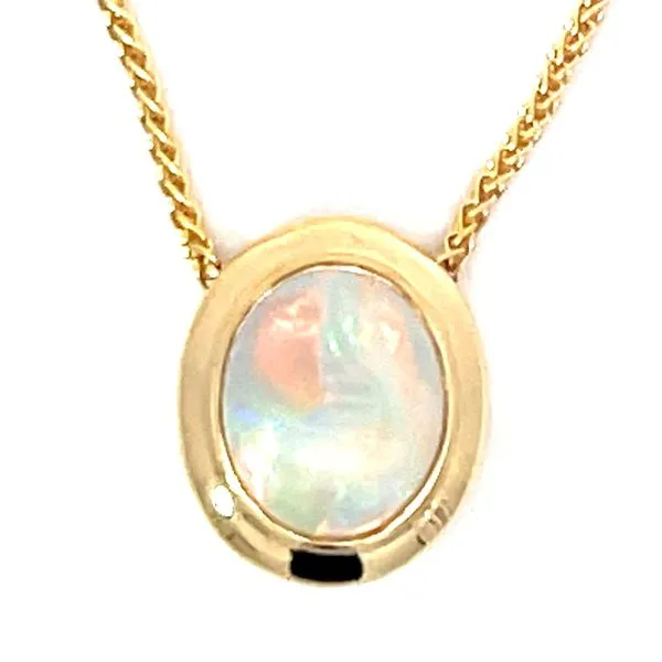14KY 1.77ct Opal  Pendant with Chain similar item image