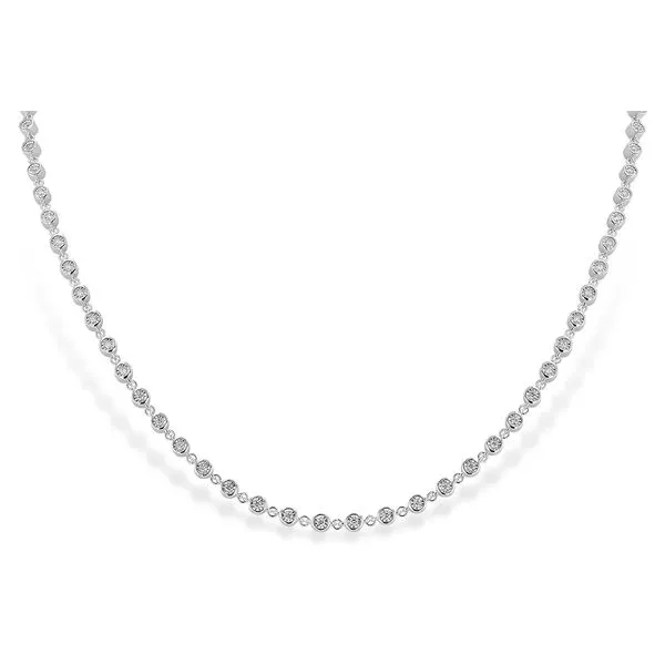 14kw Diamond 1.90ctw Bezel Set Necklace similar item image