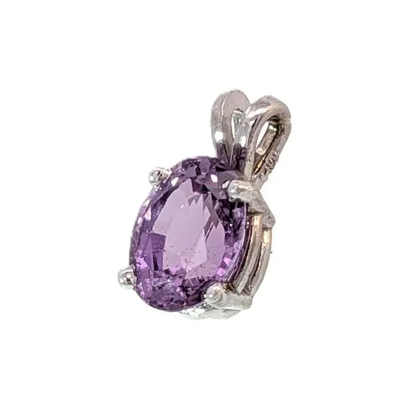14kt Purple Sapphire Pendant Image 2 Charles Frederick Jewelers Chelmsford, MA