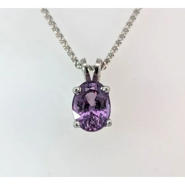 14kt Purple Sapphire Pendant Charles Frederick Jewelers Chelmsford, MA