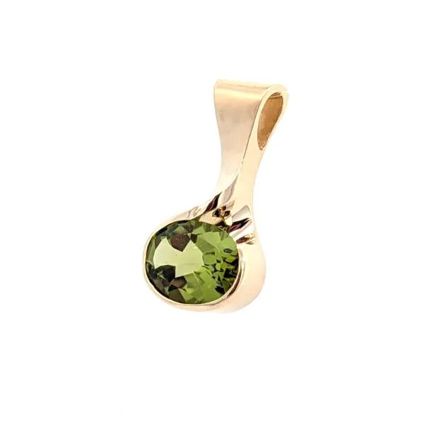 14ky Peridot Pendant