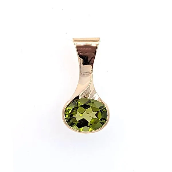 14ky Peridot Pendant
