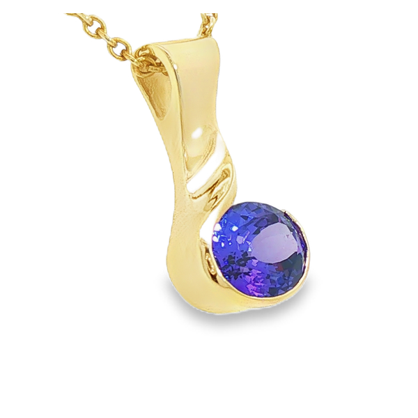 2.23ct Tanzanite Pendant Image 2 Charles Frederick Jewelers Chelmsford, MA