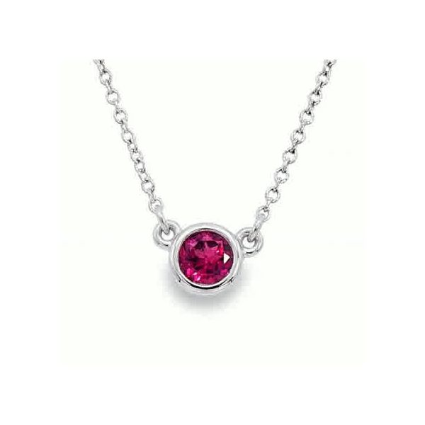14w Rhodolite Garnet Necklace Charles Frederick Jewelers Chelmsford, MA