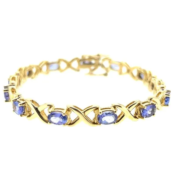 14KY Oval Tanzanite Bracelet Charles Frederick Jewelers Chelmsford, MA
