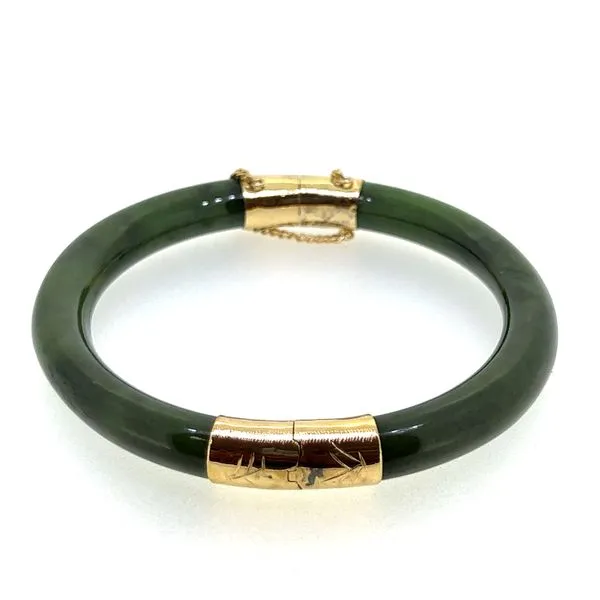 Sterling Large Jade Bracelet Charles Frederick Jewelers Chelmsford, MA