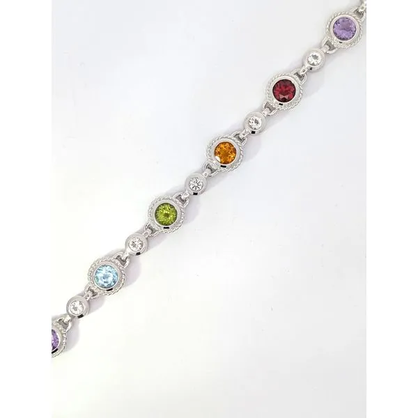 Sterling Silver Gemstone Bracelet