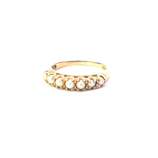 14K Yellow Gold Pearl Ring Sz 5 Charles Frederick Jewelers Chelmsford, MA