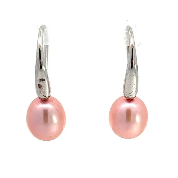 Sterling Colored FW Pearl Wire Earrings Charles Frederick Jewelers Chelmsford, MA
