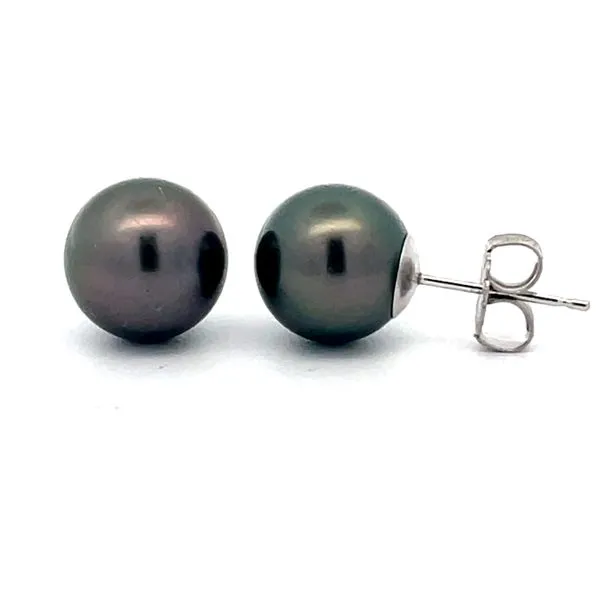14K Tahitian Pearl Earrings