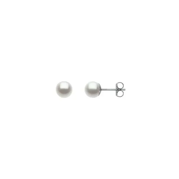 14kw 8mm Freshwater Pearl Studs Charles Frederick Jewelers Chelmsford, MA