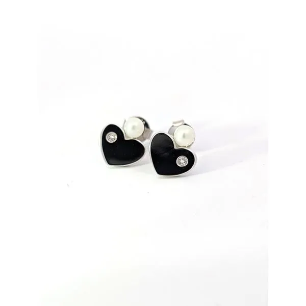 Sterling Pearl and Topaz Earrings Charles Frederick Jewelers Chelmsford, MA