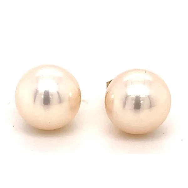 14KY 6mm Cultured Fresh Water Pearl Studs