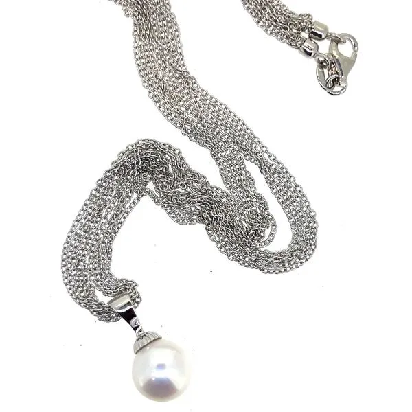Sterling Five Strand Pearl Necklace Charles Frederick Jewelers Chelmsford, MA