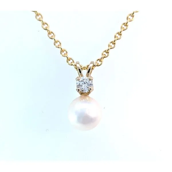 Pearl and Diamond Pendant