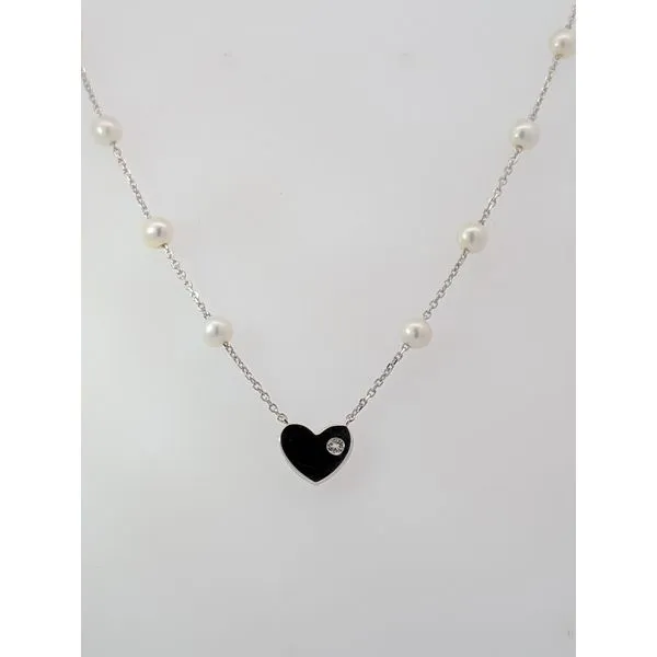 Sterling Pearl Necklace Charles Frederick Jewelers Chelmsford, MA