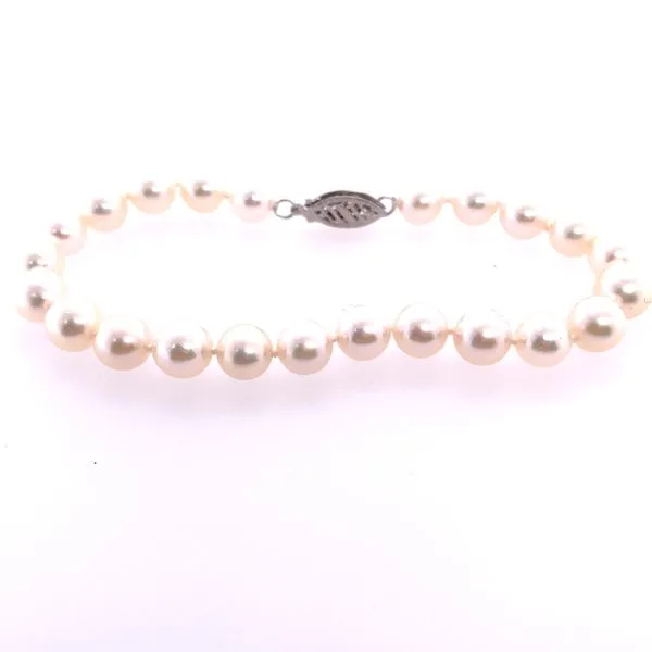 14KW 7\ Akoya Pearl Bracelet