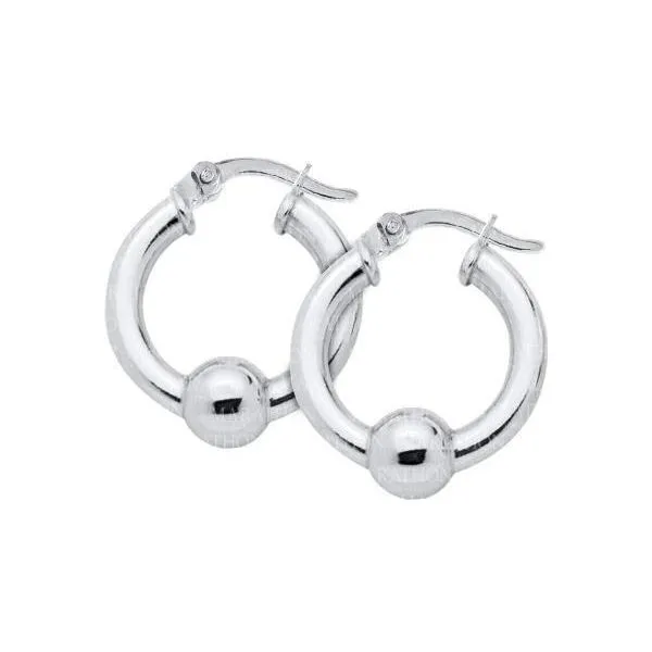 Cape Cod Sterling 20mm Hoop Earrings Charles Frederick Jewelers Chelmsford, MA