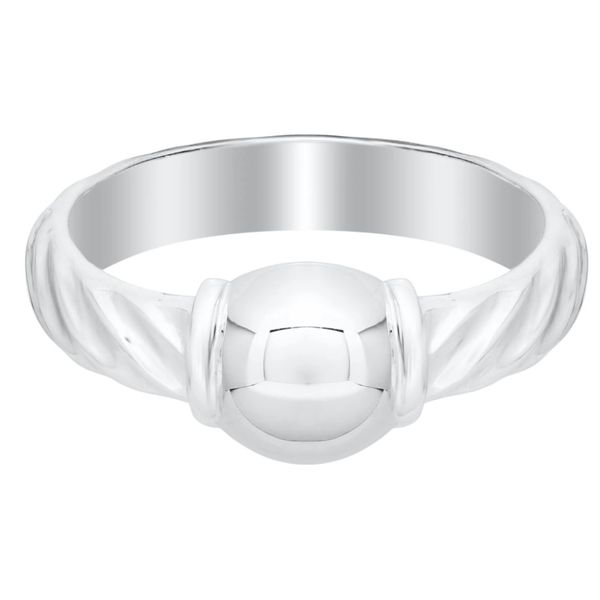 Cape Cod Sterling Silver Twist Ball Ring size 7 Charles Frederick Jewelers Chelmsford, MA