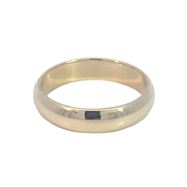 Estate 14K Yellow Gold Mens Wedding Band 4.5Mm Width Ring Size 7.5 Total Weight 4.1 Grams Charles Frederick Jewelers Chelmsford, MA