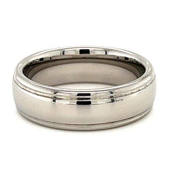 Tungsten 7mm Grooved Polished Band Sz 10 Charles Frederick Jewelers Chelmsford, MA