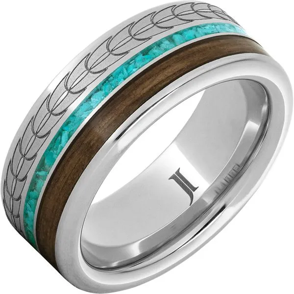 Serinium Turqouise 8mm Gents WB