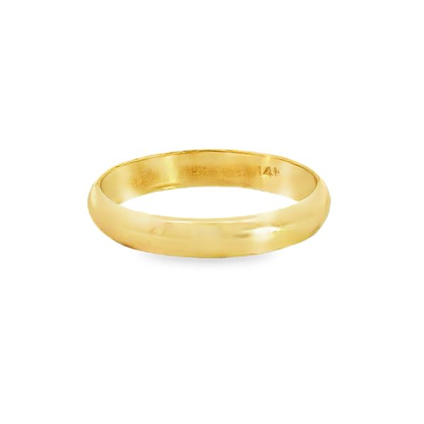 14KY 4.4mm Comfort Fit Band 5.2g size 13+ Charles Frederick Jewelers Chelmsford, MA