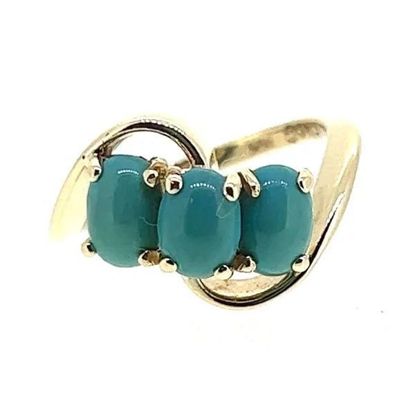 14KY Sleeping Beauty Turquoise Ring Charles Frederick Jewelers Chelmsford, MA