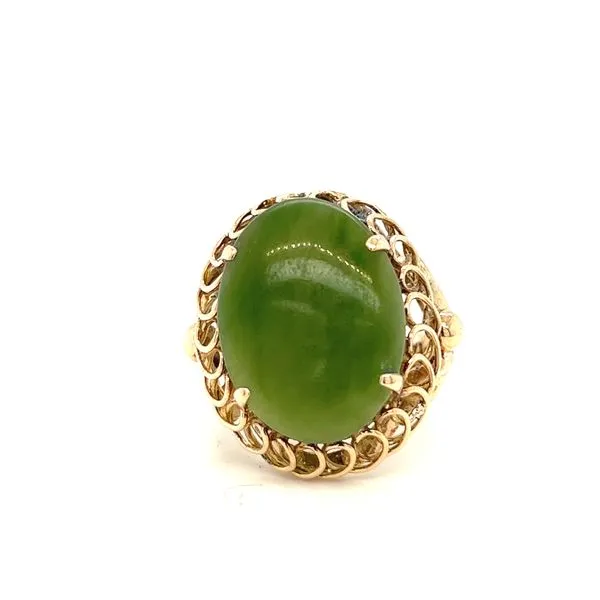 14KY Jade Ring Charles Frederick Jewelers Chelmsford, MA