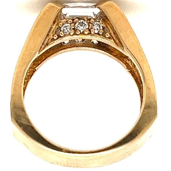 14KY Heavy CZ Ring Image 2 Charles Frederick Jewelers Chelmsford, MA