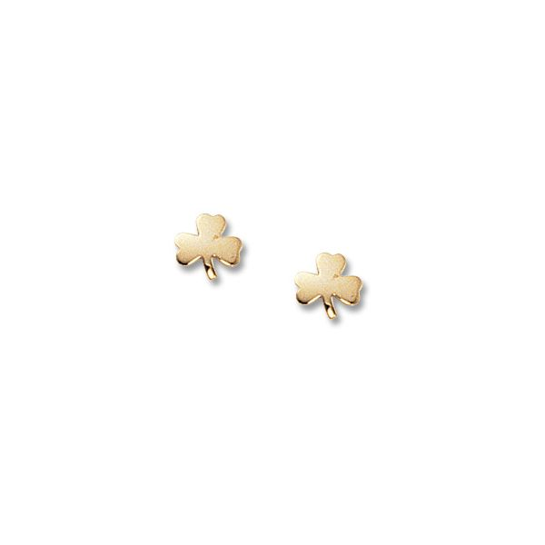 14KY Clover Earrings Charles Frederick Jewelers Chelmsford, MA