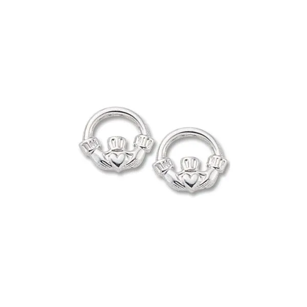 14KW Claddagh Earrings Charles Frederick Jewelers Chelmsford, MA