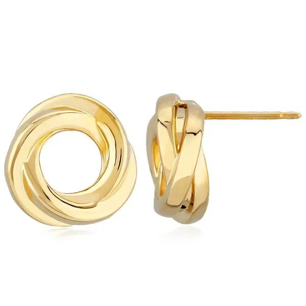 14KY Knot Earrings Charles Frederick Jewelers Chelmsford, MA