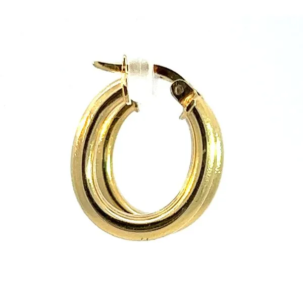 14KY Triple Row Hoop Earring