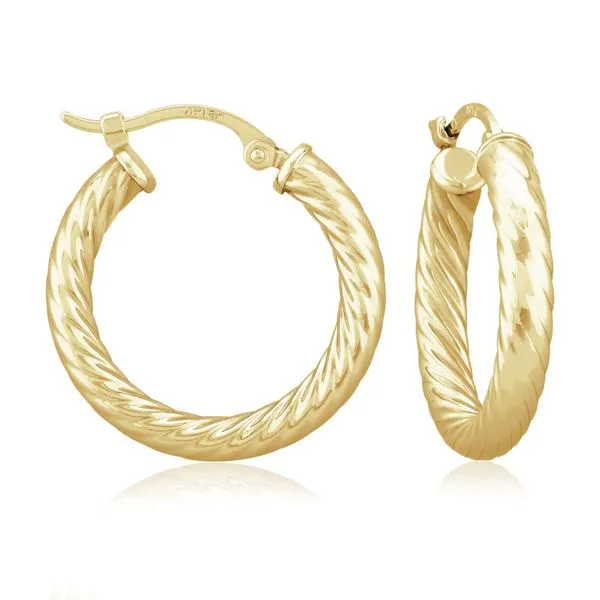 14Kg 3X19mm Twist Tube Hoop Charles Frederick Jewelers Chelmsford, MA