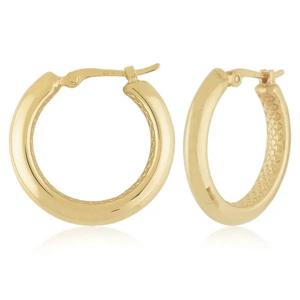 14Kg Round Knife Edge Hoop Charles Frederick Jewelers Chelmsford, MA