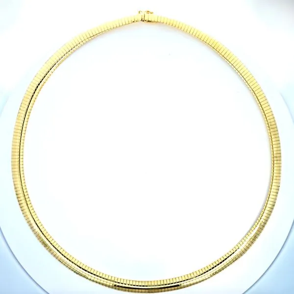 Estate 14K Yellow Gold 20 Inch Omega Chain Retail $ 6,995- 44.7 Grams Charles Frederick Jewelers Chelmsford, MA