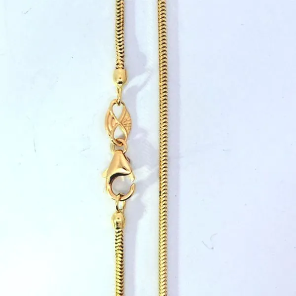 Estate- 14KY 24Inch Snake Chain-5.1 Grams Charles Frederick Jewelers Chelmsford, MA